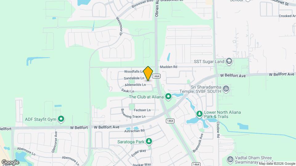 17314 Aldenwilds Ln Map and Location Details