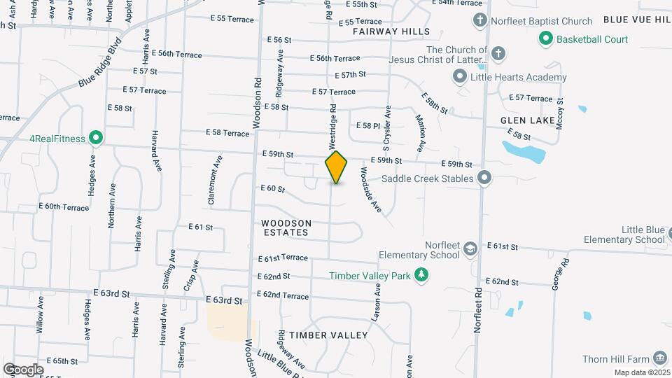 5917 Westridge Rd Mapa y Detalles de la Ubicación