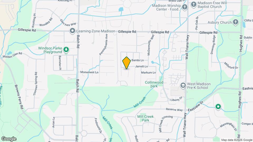 120 Meadowglade Ln Map and Location Details
