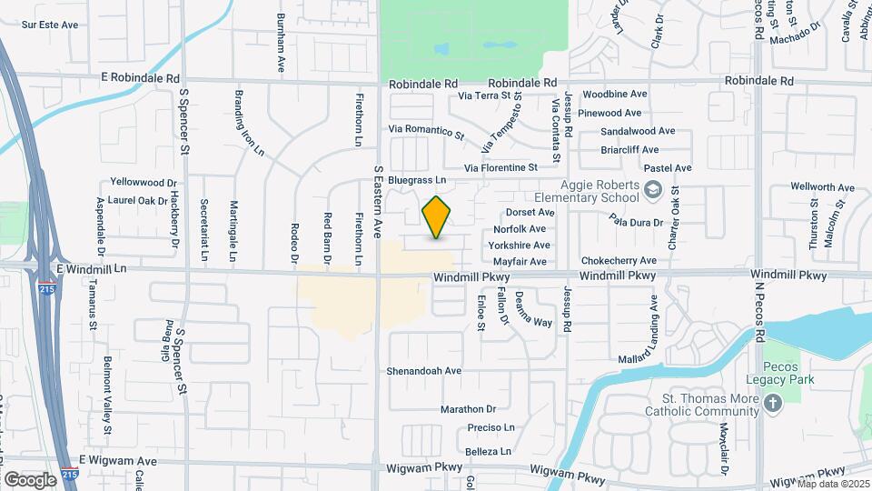 2586 Begonia Valley Ave Map and Location Details