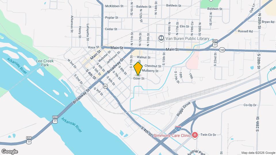 318 S 12th St Map and Location Details