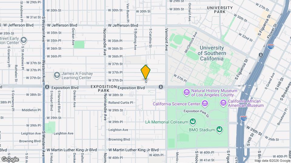 3737 S Catalina St Mapa y Detalles de la Ubicación