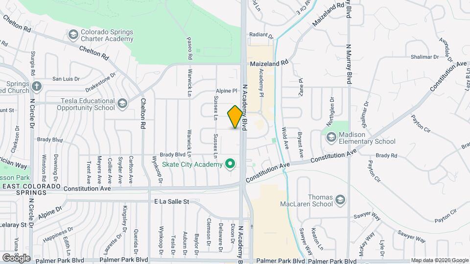 3727 Lander Ln Map and Location Details
