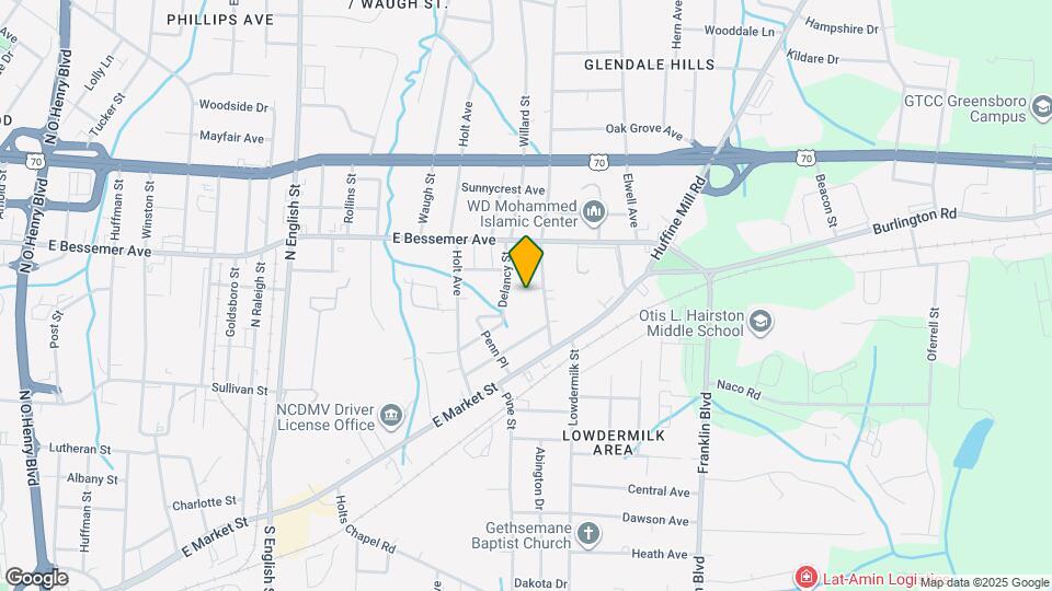 407 Sykes Ave, Unit D Map and Location Details