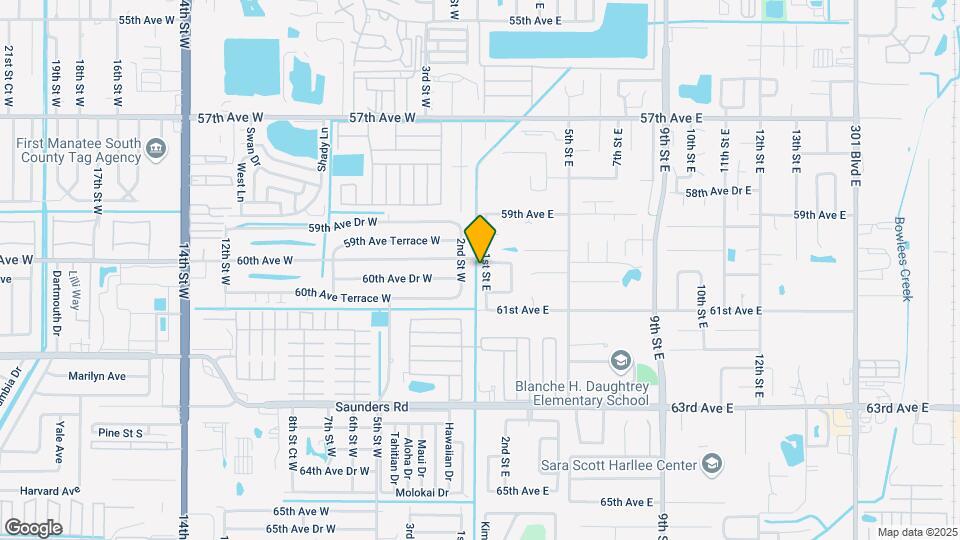 6008 1st St E, Bradenton, FL 34203 Map and Location Details