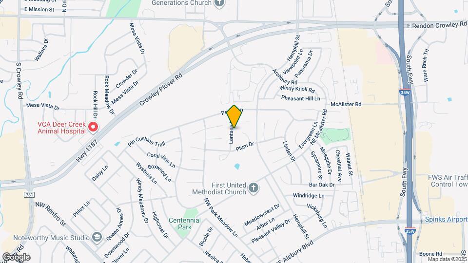 1228 Lantana Ln Map and Location Details