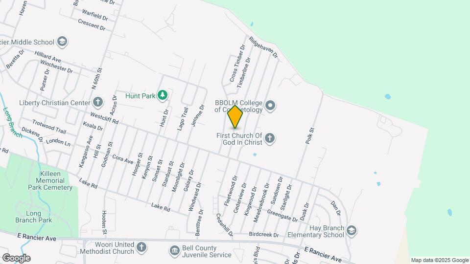 2122 Lazy Ridge Dr Map and Location Details