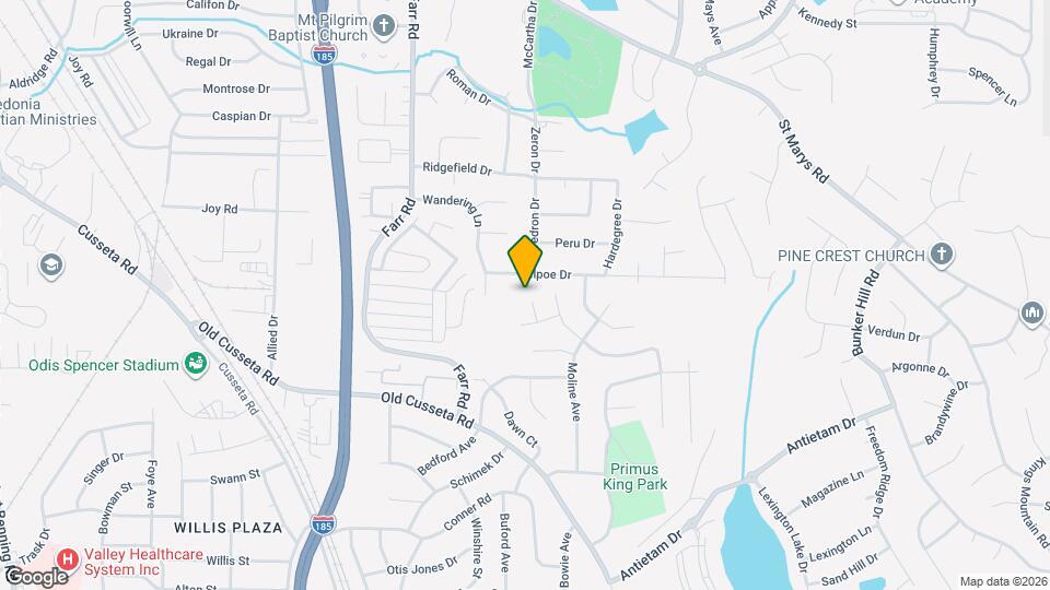 4545 Kerz Ct Map and Location Details