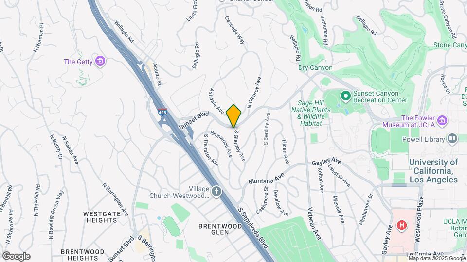 111 S Glenroy Ave Map and Location Details