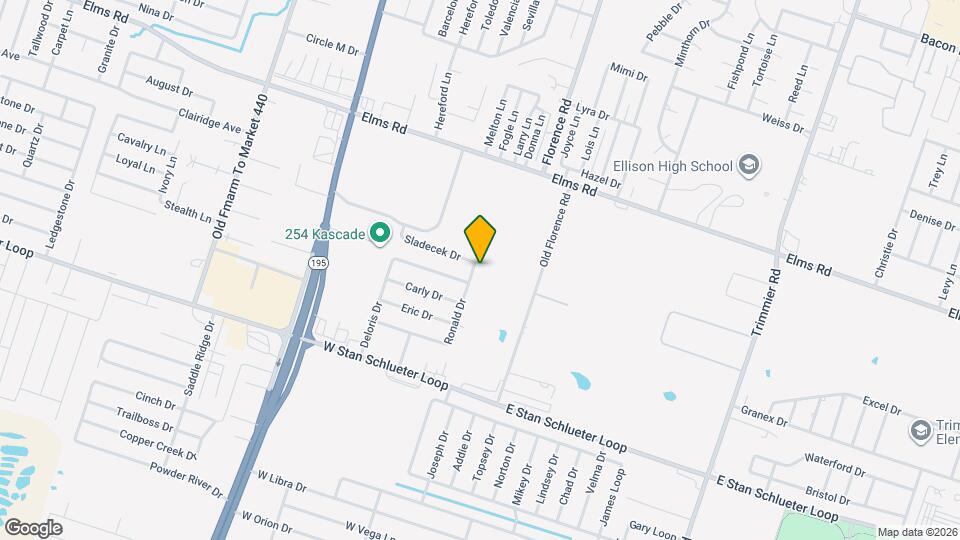 203 Sladecek Dr Map and Location Details