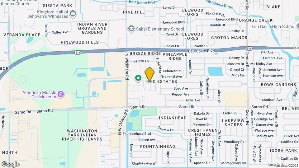 1076 Ellen Ct Mapa y Detalles de la Ubicación