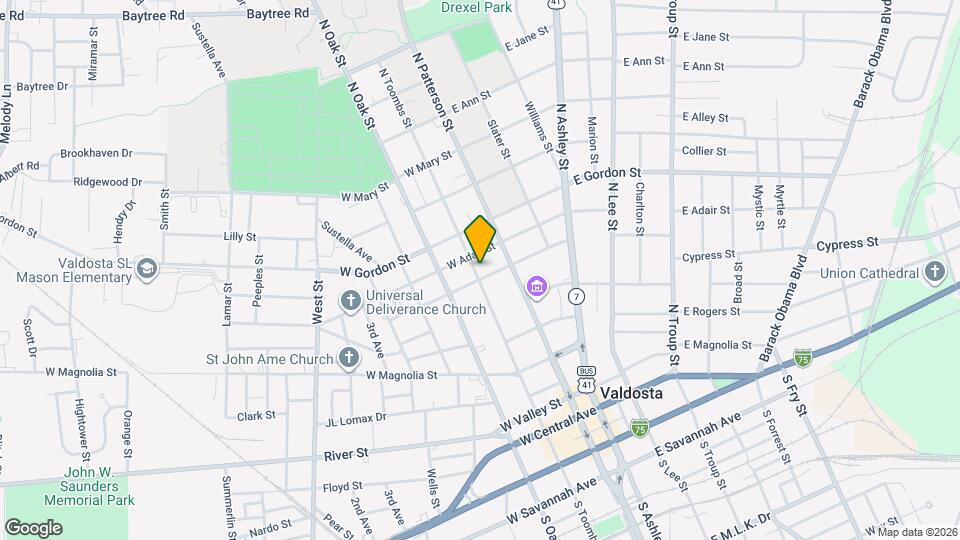 703 N Toombs St Map and Location Details
