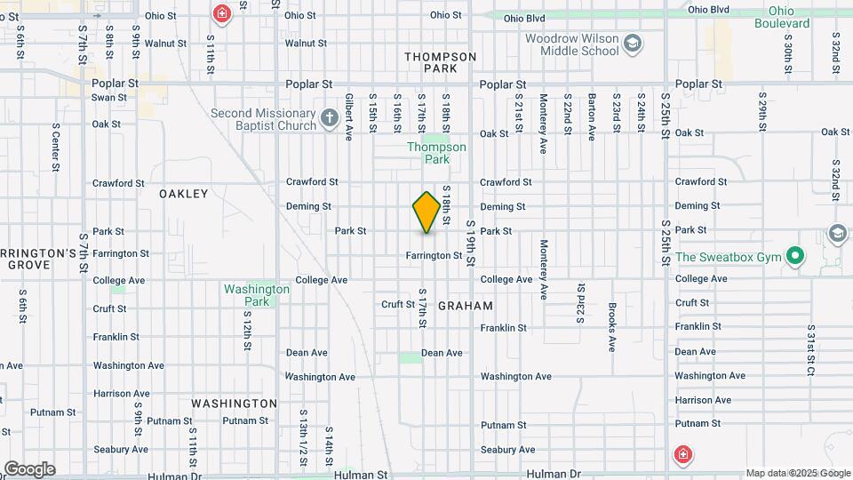 908 S 17th St Map and Location Details
