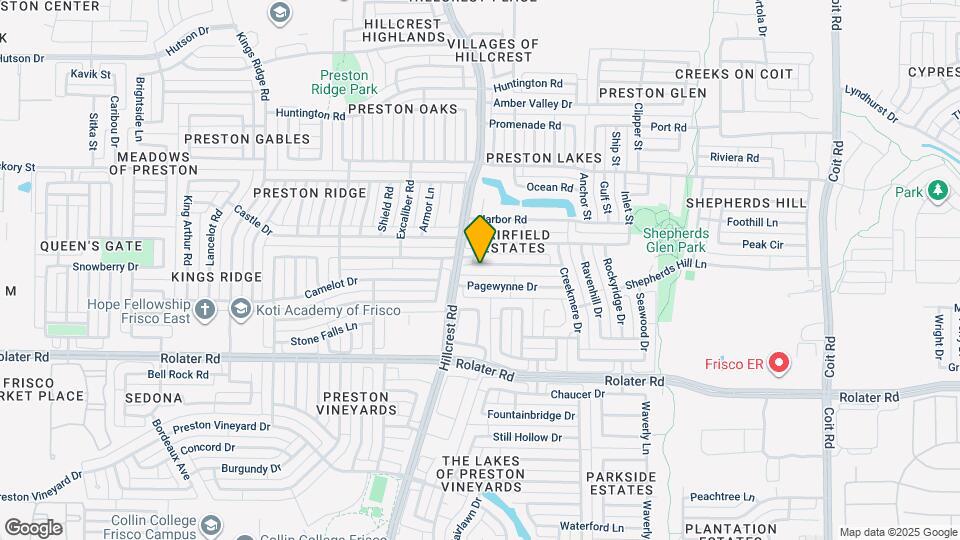 11121 Covey Ln Map and Location Details