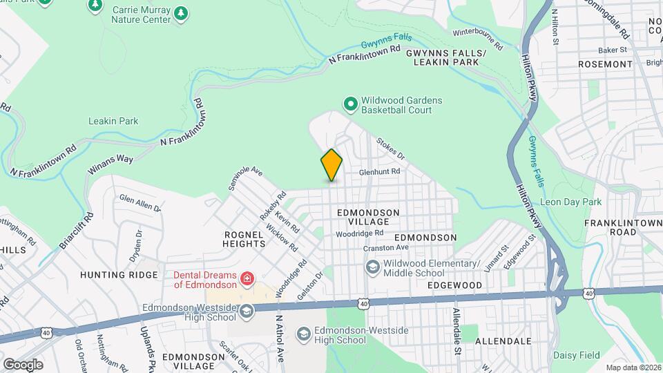 1203 N Woodington Rd Map and Location Details