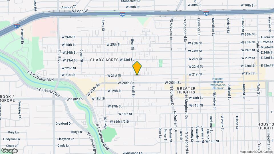 1032 W 21st St Map and Location Details
