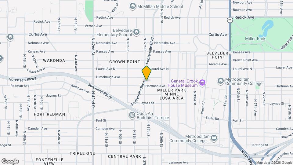 5705 Fontenelle Blvd Map and Location Details