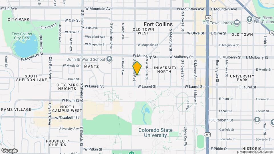 622 1/2 S Loomis Ave Map and Location Details