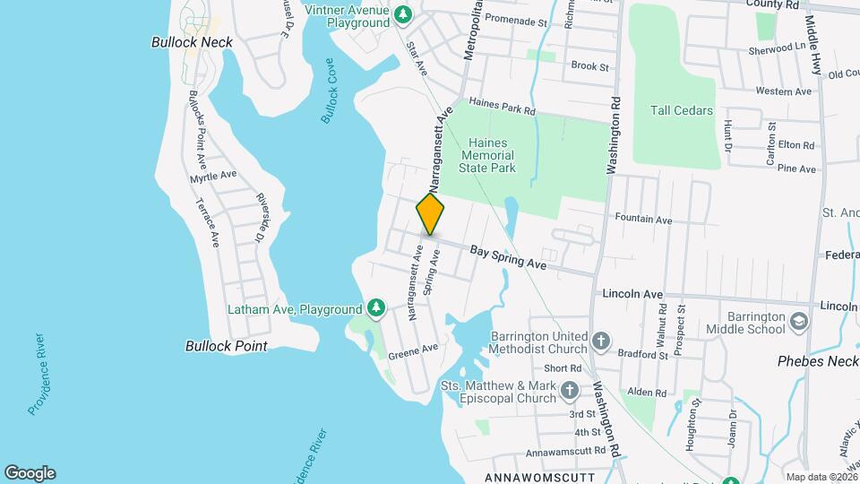 176 Bay Spring Ave Map and Location Details