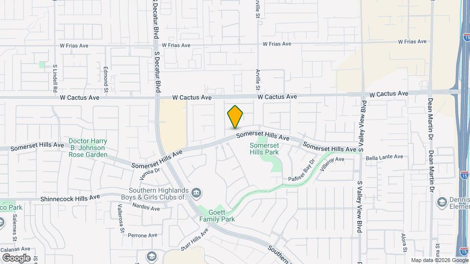 4481 El Presidio Dr Map and Location Details