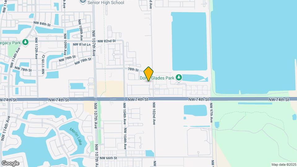 10223 NW 75th Terrace, Unit 05-18 Map and Location Details