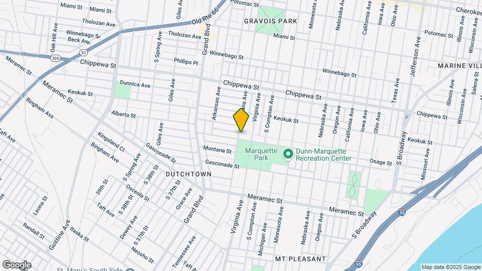 3323 Osage St Map and Location Details