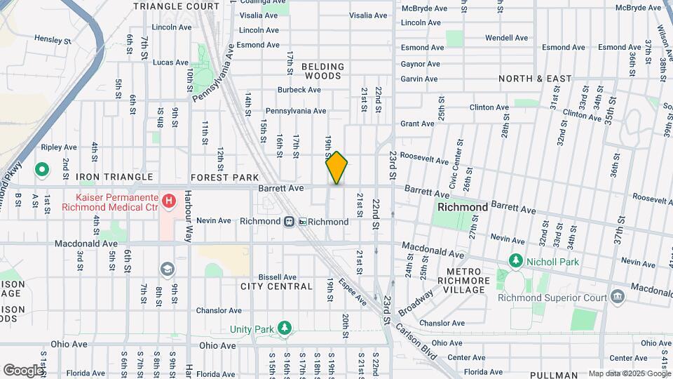 1912 Barrett Ave Map and Location Details
