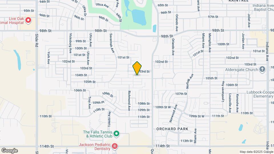 4422 105th St Map and Location Details