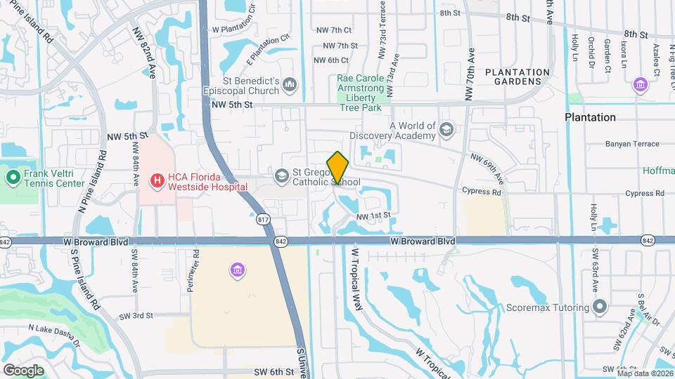 7470 NW 1st Pl Mapa y Detalles de la Ubicación