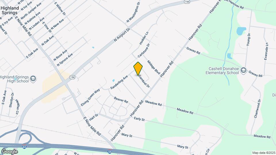 1409 Gambrel Dr Map and Location Details