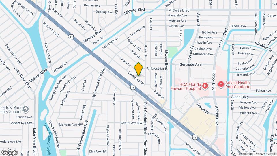 COMING SOON!!! Charming 3 Bed 2 Bath 1 Car Home Nestled in Port Charlotte, Unit 7 Map and Location Details