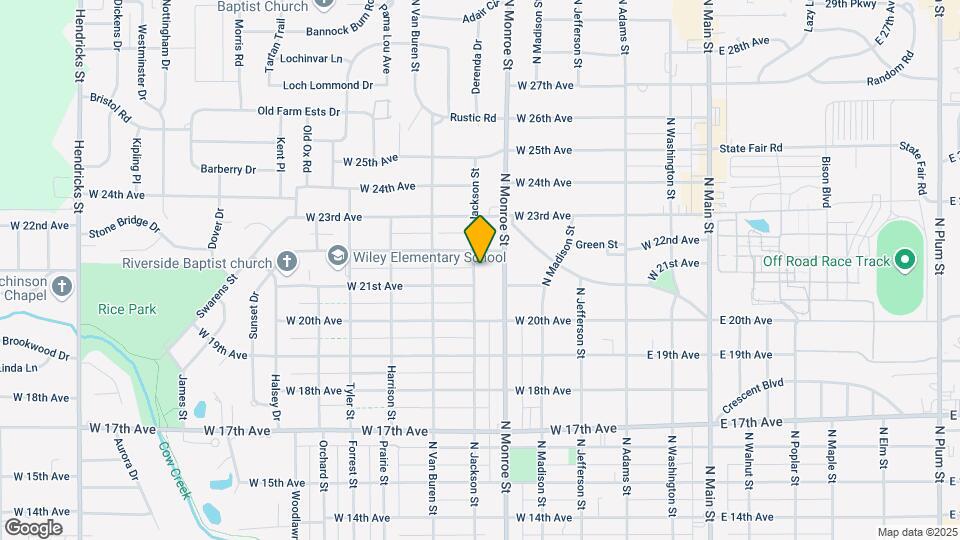 2100 N Jackson St Map and Location Details
