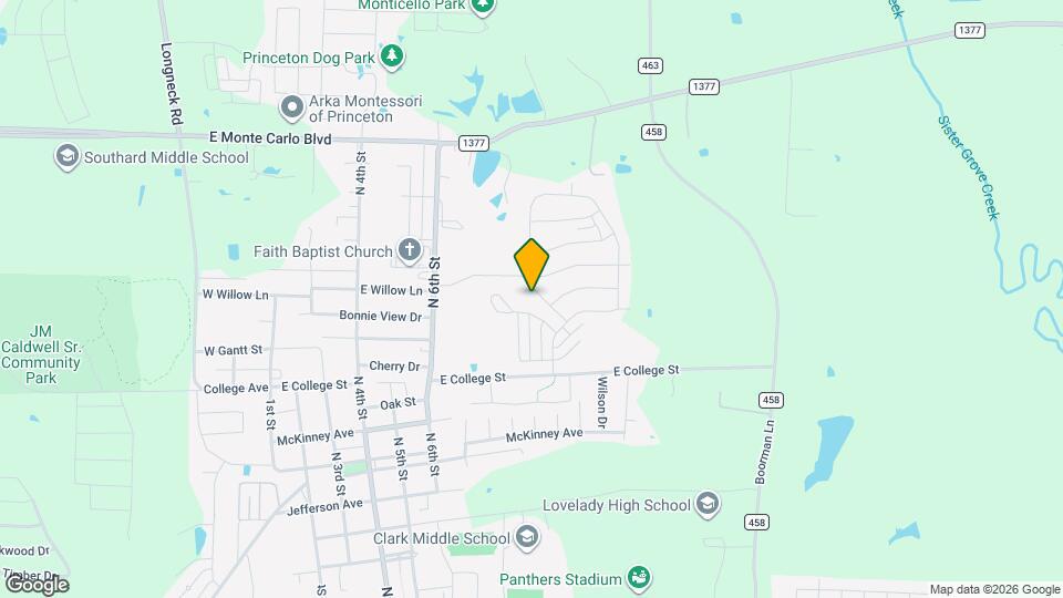 1116 Windermere Wy Mapa y Detalles de la Ubicación