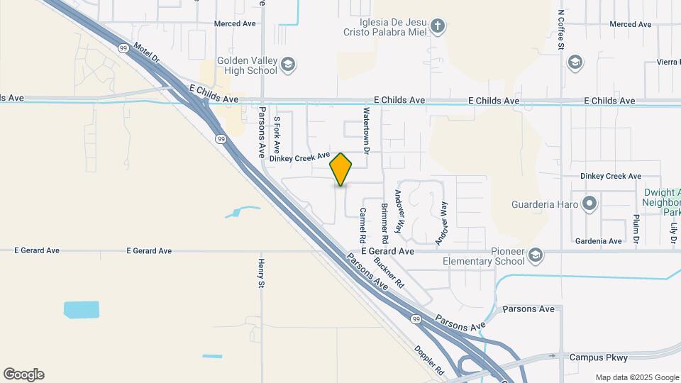 315 Donner Rd Map and Location Details