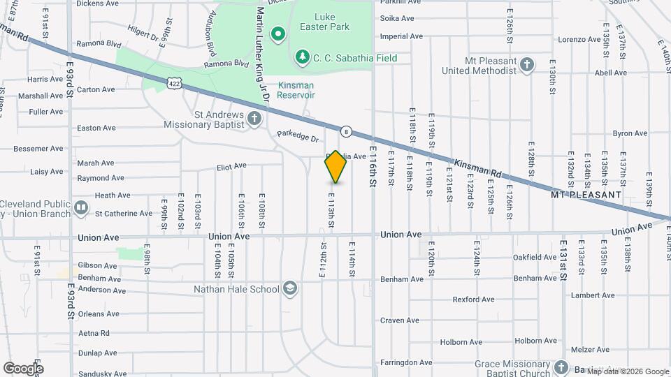 3415 E 113th St Mapa y Detalles de la Ubicación