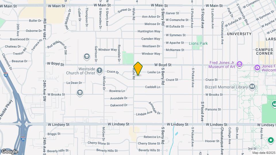 1221 Cruce St Map and Location Details