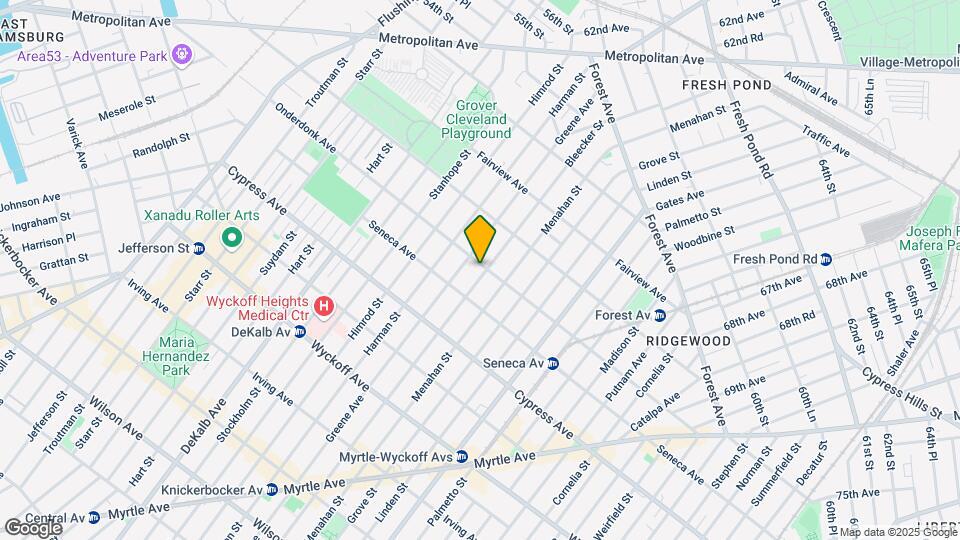 514 Onderdonk Ave Mapa y Detalles de la Ubicación