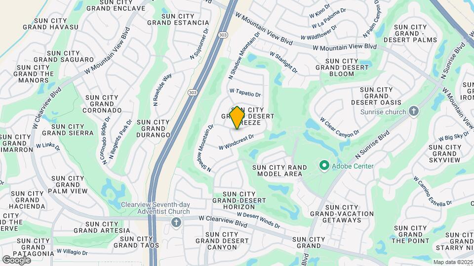 16255 W Manzanita Dr Map and Location Details