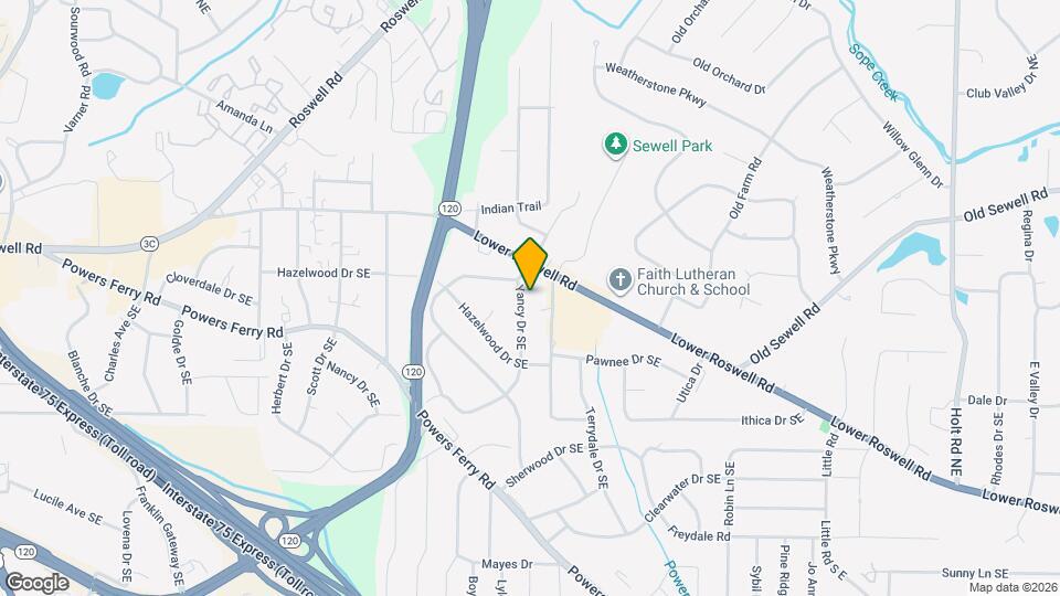 104 Yancy Dr SE Map and Location Details