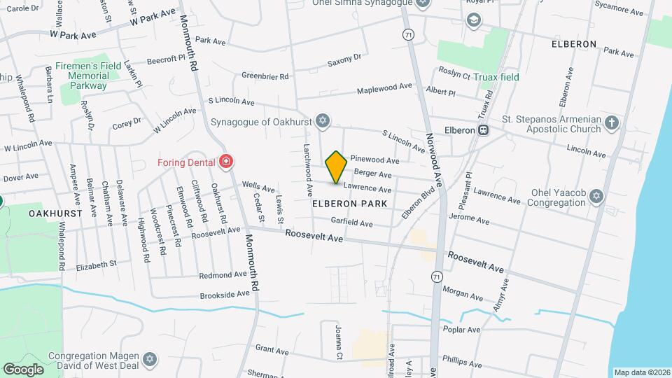 282 Lawrence Ave Map and Location Details