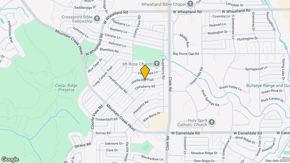 7126 Hardwood Trail Map and Location Details