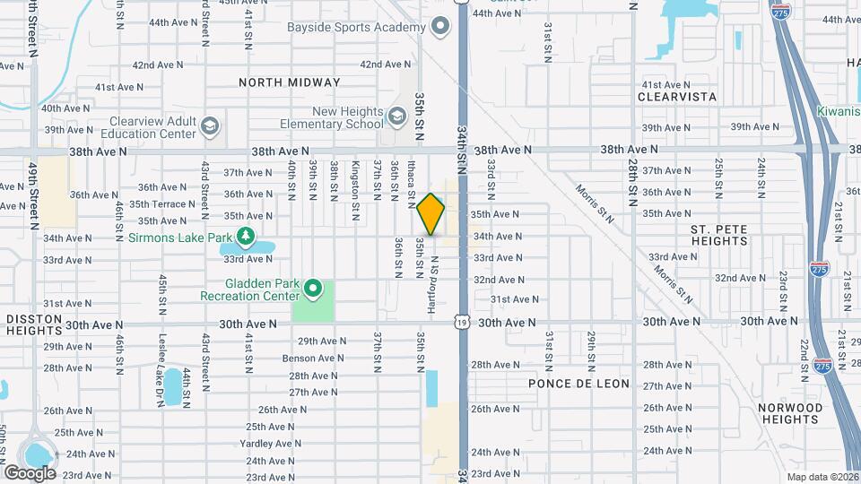 3466 34th Ave N Mapa y Detalles de la Ubicación