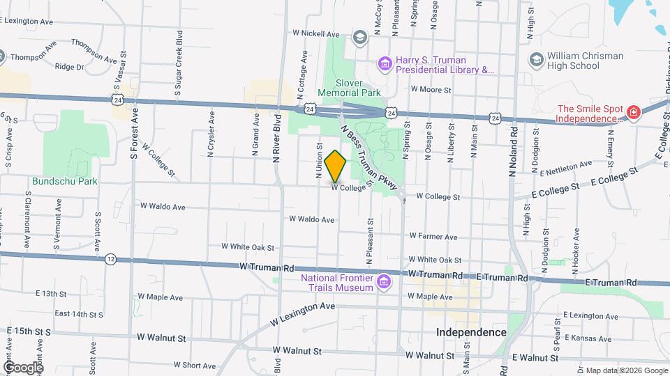 721 E College St Map and Location Details