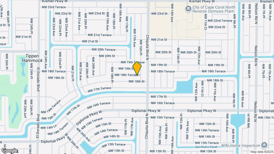1622 NW 18th Terrace Map and Location Details