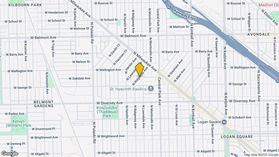 2933 N Ridgeway Ave, Unit 1 Map and Location Details