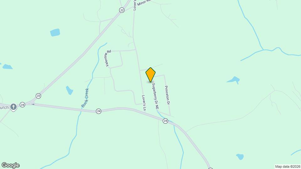 121 Sugarberry Dr NE Mapa y Detalles de la Ubicación