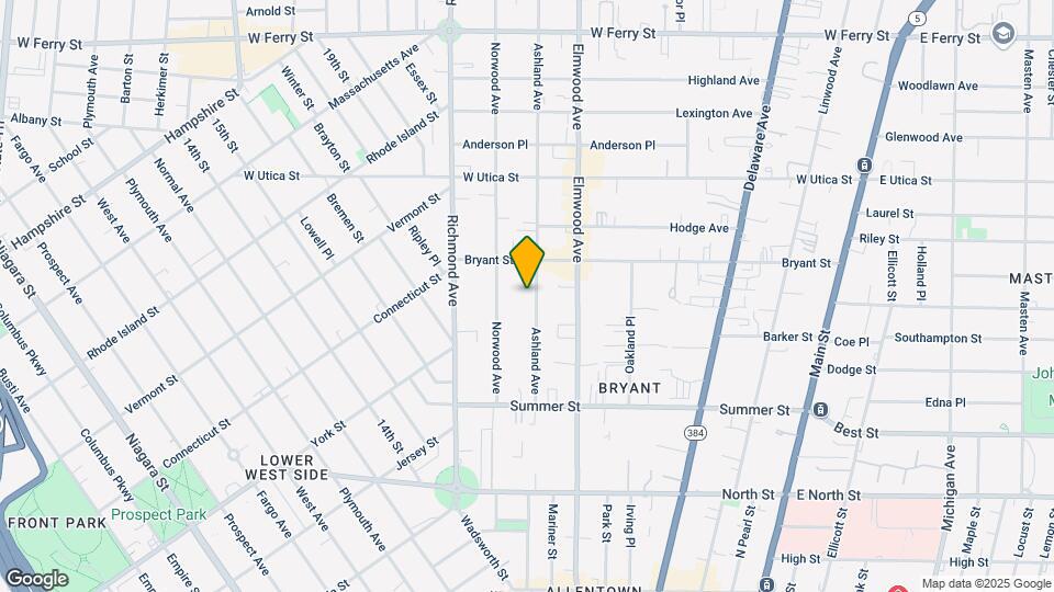 114 Ashland Ave, Unit 3 Map and Location Details
