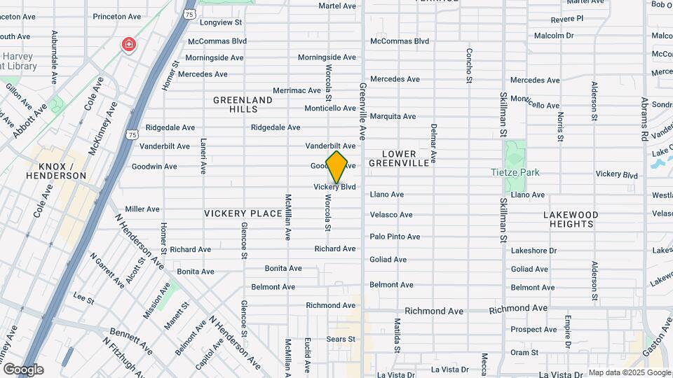 5616 Vickery Blvd Map and Location Details