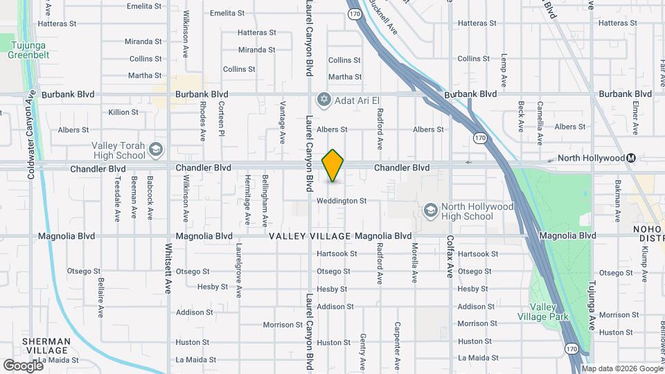 5324 Agnes Ave, Unit C Map and Location Details