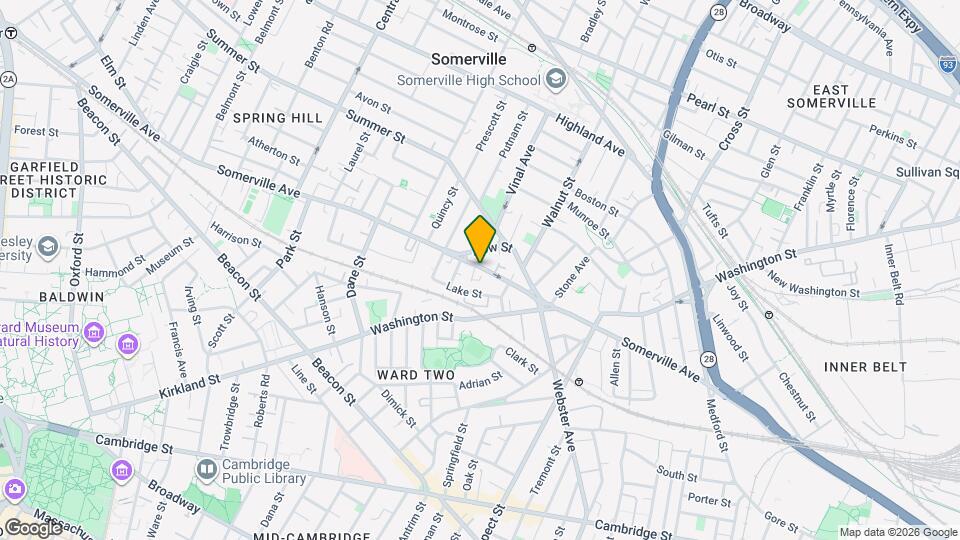 348 Somerville Ave, Unit 516 Mapa y Detalles de la Ubicación